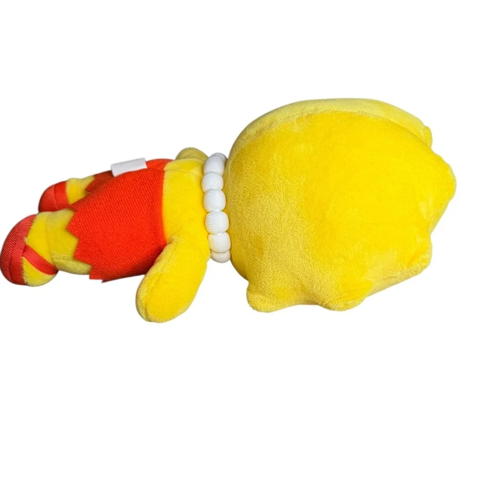 The Simpsons Lisa Simpson Plush Toy Yellow Red Dress Universal Studios 18mo+